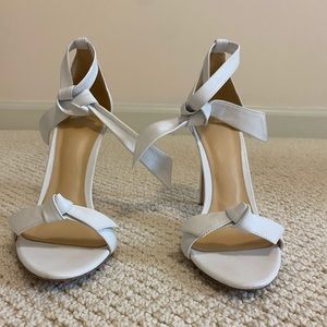 Alexandre Birman Clarita 100 Leather Sandal White